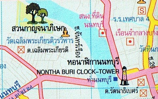 แผนที่วัดเฉลิม จ.นนทบุรี